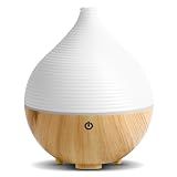 AiQInu Difusor de Aromas 160ml, Humidificador Ultrasónico,Apagado Automático,...