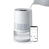 BLUEAIR Humidificador inteligente Premium para habitaciones de hasta 46 m²:...