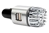 ABC PARTS Purificador de Aire con Cargador Dual USB para el Coche 2 en 1. Alta...