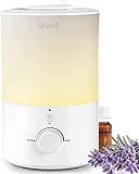 LEVOIT Top-Fill Humidificador Ultrasónico 3L de Aromas, Silencioso 28dB, Apto para...