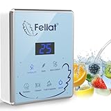 Generador de Ozono, Ozono Hogar Purificador de Aire para 5-30 ㎡ con Modo Agua y...