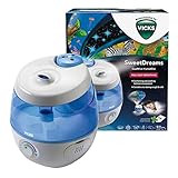Vicks Sweet Dreams Cool Mist Humidificador, proyector para bebés, Para dormitorios...
