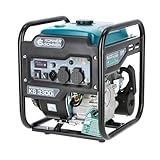 Könner & Söhnen Generador inverter KS 3300i de una potencia máxima de 3300W, 2x...
