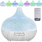 MAISITOO Humidificador ultrasónico y difusor de Aroma 550 ml.Ultra...